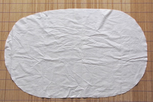 Tissu en coton pour le recto de la housse.