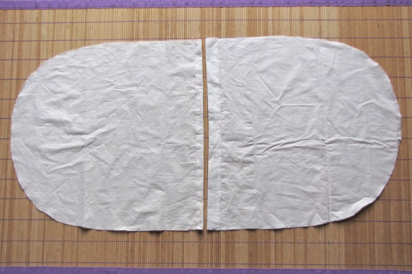 Tissu en coton pour le verso de la housse.